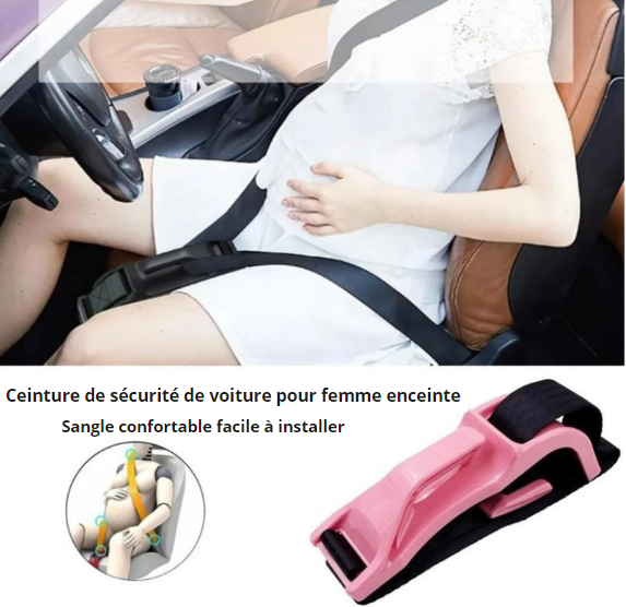 ExpectaDrive Ajusteur de Ceinture Femme Enceinte